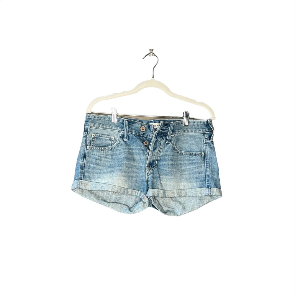 Hollister Light Wash Denim Shorts